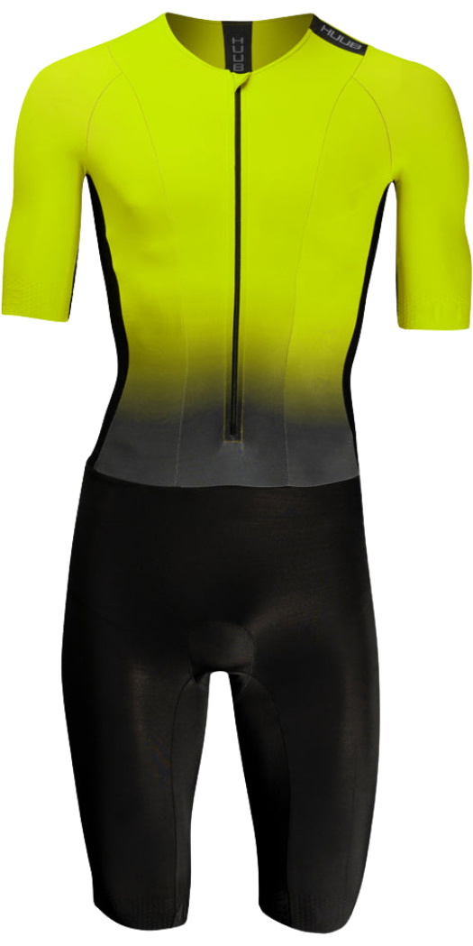 2026 HUUB Mens Collective Trisuit TCLCFY - Fluro Yellow - Swimming